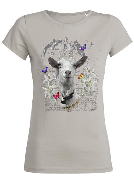Lady Edelweiss Damen T-Shirt 20429 Geißbock Gr M Opal