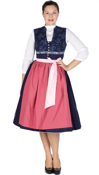 Sportalm Dirndl Weinburg 70er länge midnight blue