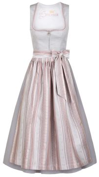 Stoiber Dirndl Ellen 17234 Silbergrau 80cm Stoiber Dirndl Ellen 17234 Silbergrau 80cm