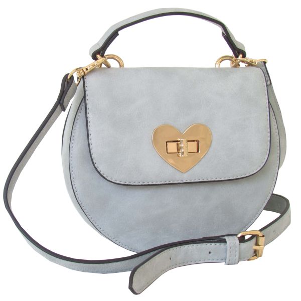 Lady Edelweiss Trachtentasche 18200 Herzform blau