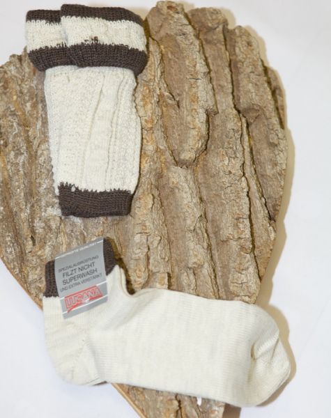 L479-1411 Socken + Loferl Set beige braun