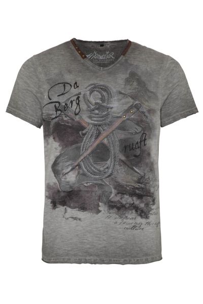 Hangowear Herren T-Shirt Emilio 1202 71272 Grau 0201