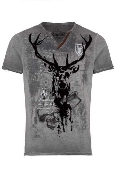 Hangowear Herren T-Shirt Elvis 1201 71073 Grau 0201