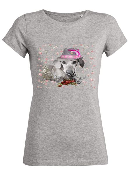 Lady Edelweiss Damen T-Shirt 20431 Wastl Gr M Grau
