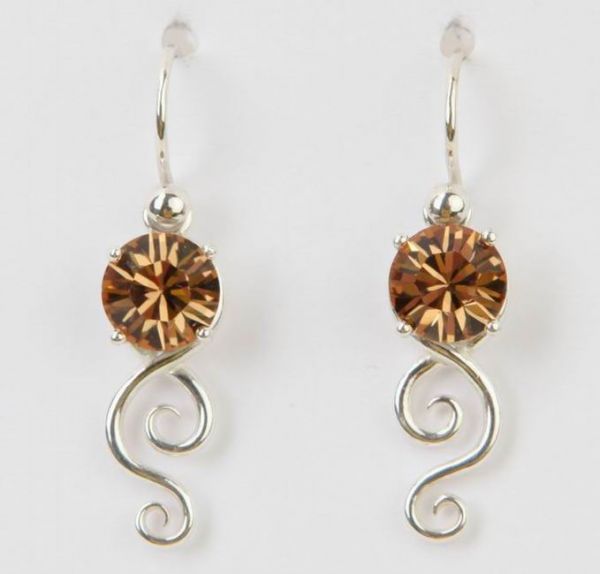 VH91013 Kingelohringe 925er silber topas