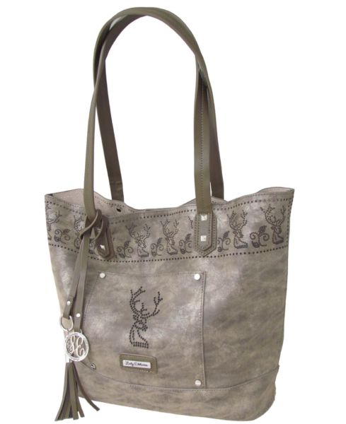 17010 Lady Edelweiss Trachten Shopper antik braun