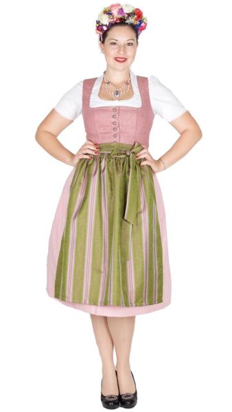 16135 Kaiseralm Dirndl Dora S8224 70er rose 23