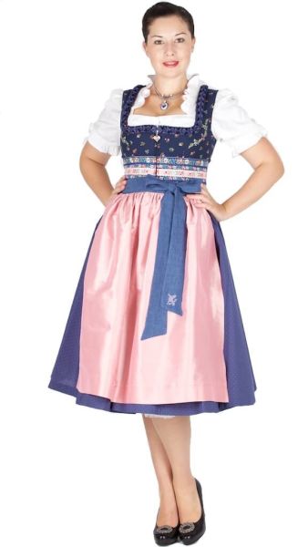 Sportalm Dirndl Weinburg 70er länge midnight blue