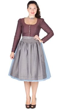 Sportalm Dirndl Griffen red midi 70er langem Arm Sportalm Dirndl Griffen red midi 70er langem Arm