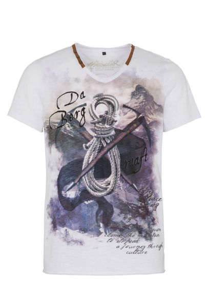 Hangowear Herren T-Shirt Emilio 1202 71272 Weiss 0100