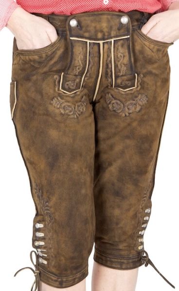 da Wilderer Lederhose Christine braun used