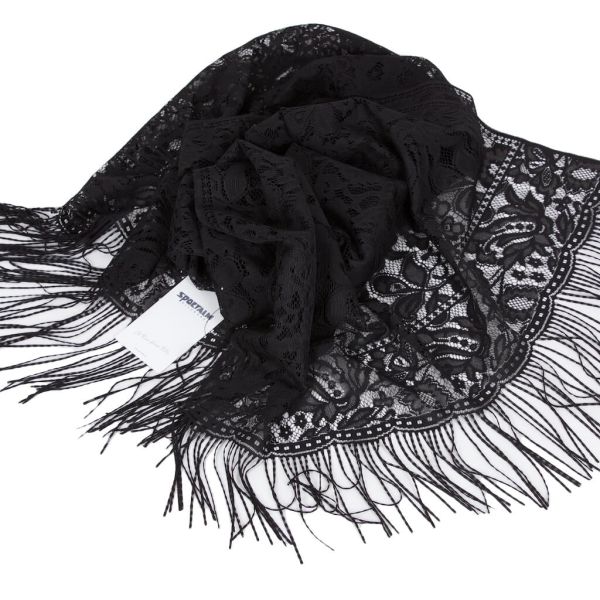 Sportalm Strickschal Roberta spitze schwarz