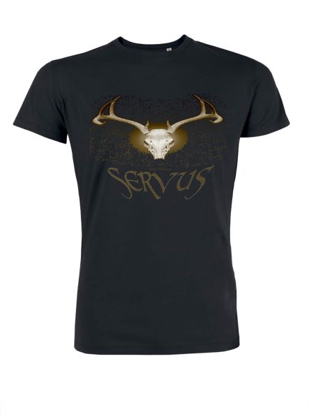 Mister Edelweiss Herren T-Shirt 21007 Servus Gr L Schwarz