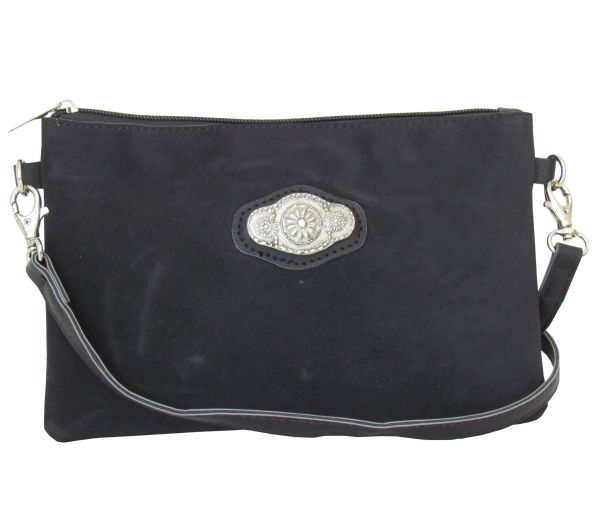 Lady Edelweiss Trachtentasche 10201 Schwarz Spange antik