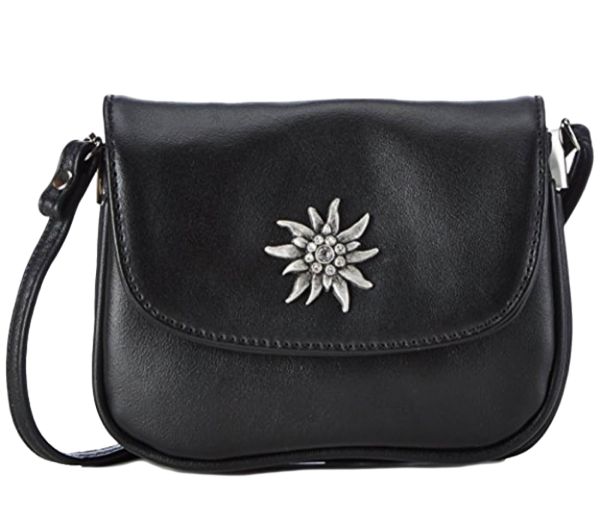 Lady Edelweiss Trachtentasche 30962 Schwarz Edelweiss